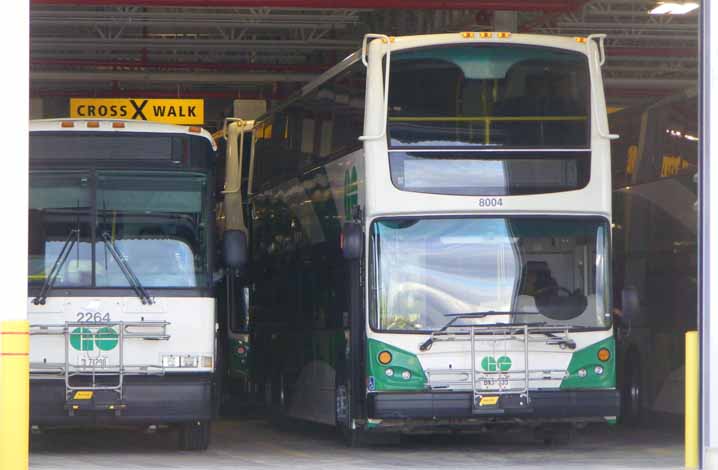 GO Transit Alexander Dennis Enviro500 8004 and MCI 2264